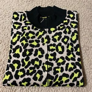 NWT St John Wool Zip up cardigan